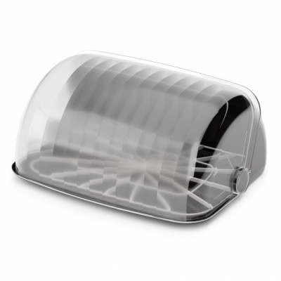 Хлебница 34,0*27,0*18,0см [ИЗОБИЛИЕ] СЕРЫЙ