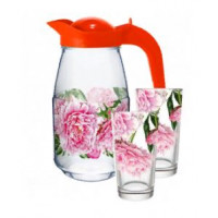 Набор для воды 3пр. арт.1607/2- Д (Пионы)