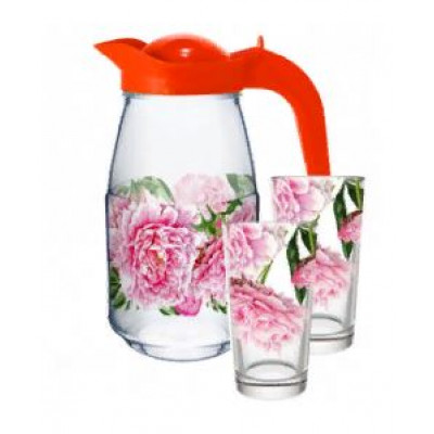 Набор для воды 3пр. арт.1607/2- Д (Пионы)