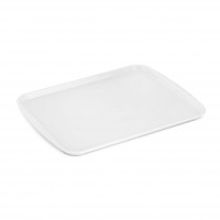 Поднос столовый 395х300мм (белый) (уп.10)
