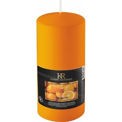 Свеча ароматическая столбик 50*80 "Апельсин"