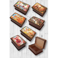 Шкатулка "Козочки"мал. сувенир Т 1325