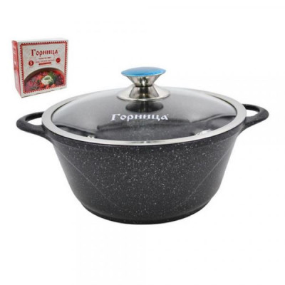 Кастрюля 3л. Юбилейная  индукц. лит/руч. с кр. (п/у), Ик2433юб