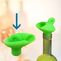 Пробка-лейка для бутылки (силикон) 6,5
