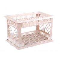 Сушилка д/посуды "Мечта хозяйки" №2 (св.бежевый) (уп.4)