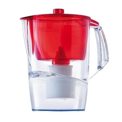 Фильтр-кувшин для очистки воды 3,6л "Барьер-Лайт" (красный)