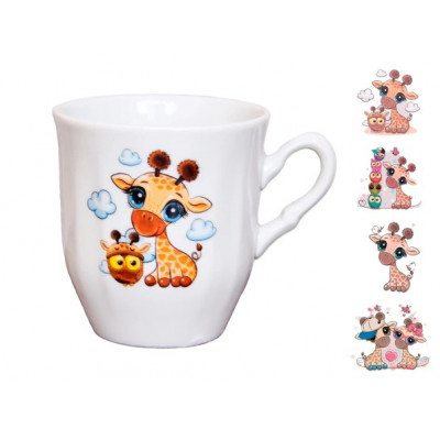 Кружка 250 см3 Жирафики Школьная
