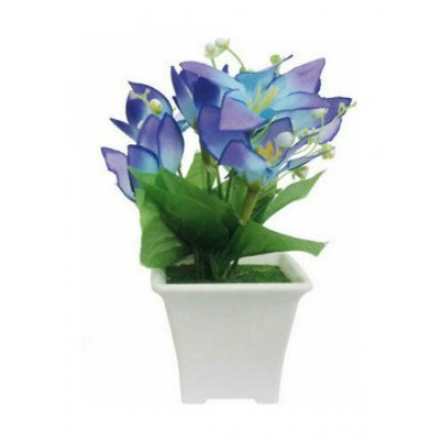 Цветы искуственные в горшке 18*7,5см