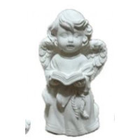 Фигурка из гипса Ангел с книжкой 6см, А-11