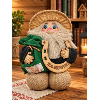 Домовой КУЗЯ с подковой (на достаток)25*20см