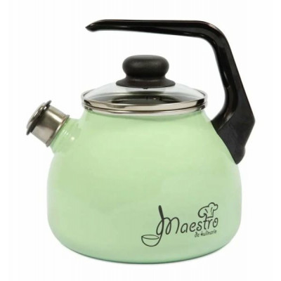 Чайник 3,0л MAESTRO сфер. со свист. салат. (4)