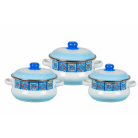 Набор кастрюль 3пр №13 (2л+3л+4л) РОНДО