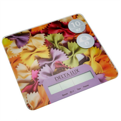 Весы настольные электронные DELTA LUX  DE-002KE "Фарфалле", 10кг,  (12)