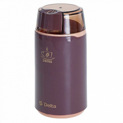 Кофемолка DELTA DL-087К   коричневая: 250 Вт, вместимость 60 г (8)
