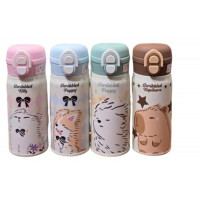 Термос 500мл "Зверята"4цв