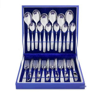 Набор столовых приборов 24 пр Уралочка М13 ЭИП д/к (Д)с ложками десертными