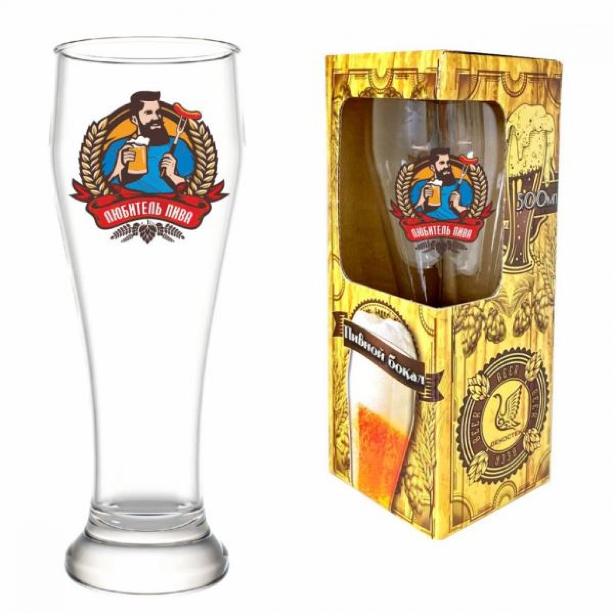 Бокал для пива 500мл. арт.303-Д "Пивная коллекция"