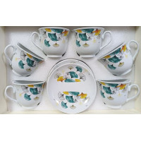 Чайный набор 12пр "Гинкго" в прямоуг.уп, 200мл