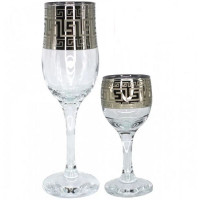 ГРЕЦИЯ Подарочный набор 12пр(бокалы + рюмки на ножке)