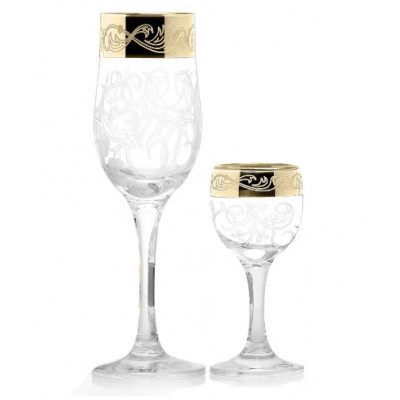 ВДОХНОВЕНИЕ Подарочный набор 12пр(бокалы + рюмки на ножке)