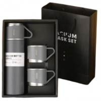 Набор подарочный Термос 500мл + 3 кружки в п/у МЯТАЯ УПАКОВКА