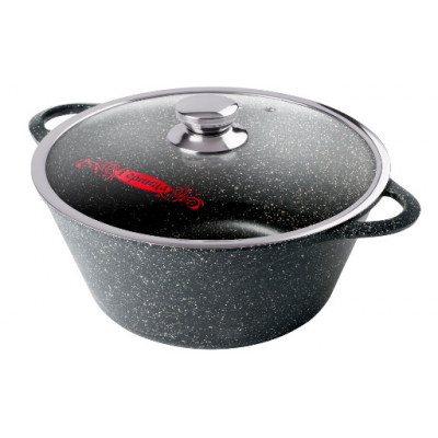 Кастрюля 3л. Гранит лит/руч. с кр. (п/у)