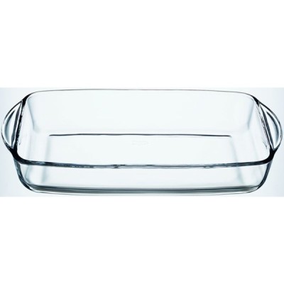 Посуда для СВЧ лоток прямоугольный б/крышки 3,5 л (400*270*61 мм)