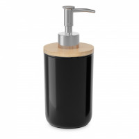 Дозатор д/жидкого мыла [БАМБУК] ЧЁРНЫЙ