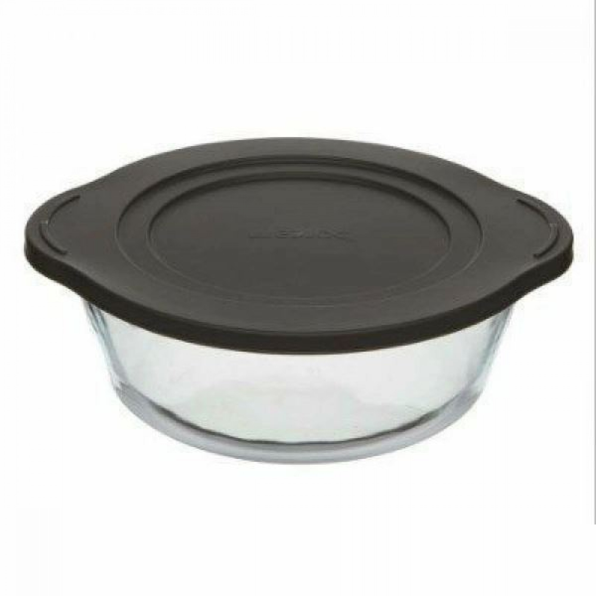 Borcam" кастрюля круглая с пласт.крышкой Черный, 2100 мл 59001 PLS Black