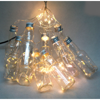 Гирлянда в форме бутылочек 20шт 2,5м теплый свет ФИКСЦЕНА