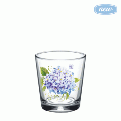 Набор стаканов "Ода" 250 мл"Гортензия"