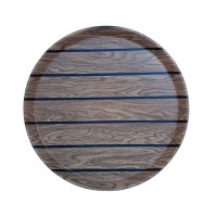 Поднос круглый 40см boards с антискользящим покрытием, пластик