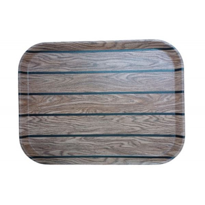 Поднос прямоугольный 30*40см boards с антискользящим покрытием, пластик