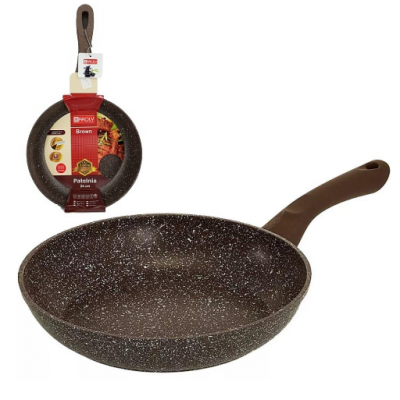 Сковорода Baroly Brown 30см АП бакелитовая ручка(для всех видов плит)
