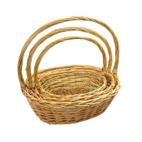 Набор из 3х корзинок плетенка (45*17,37*14,32*13см)