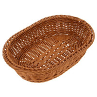 Корзинка для хлеба овальная плетенка (24*6,5см)