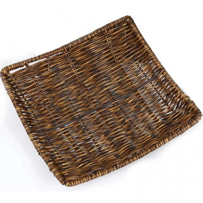 Блюдо квадратное плетенка большое (22*4см)