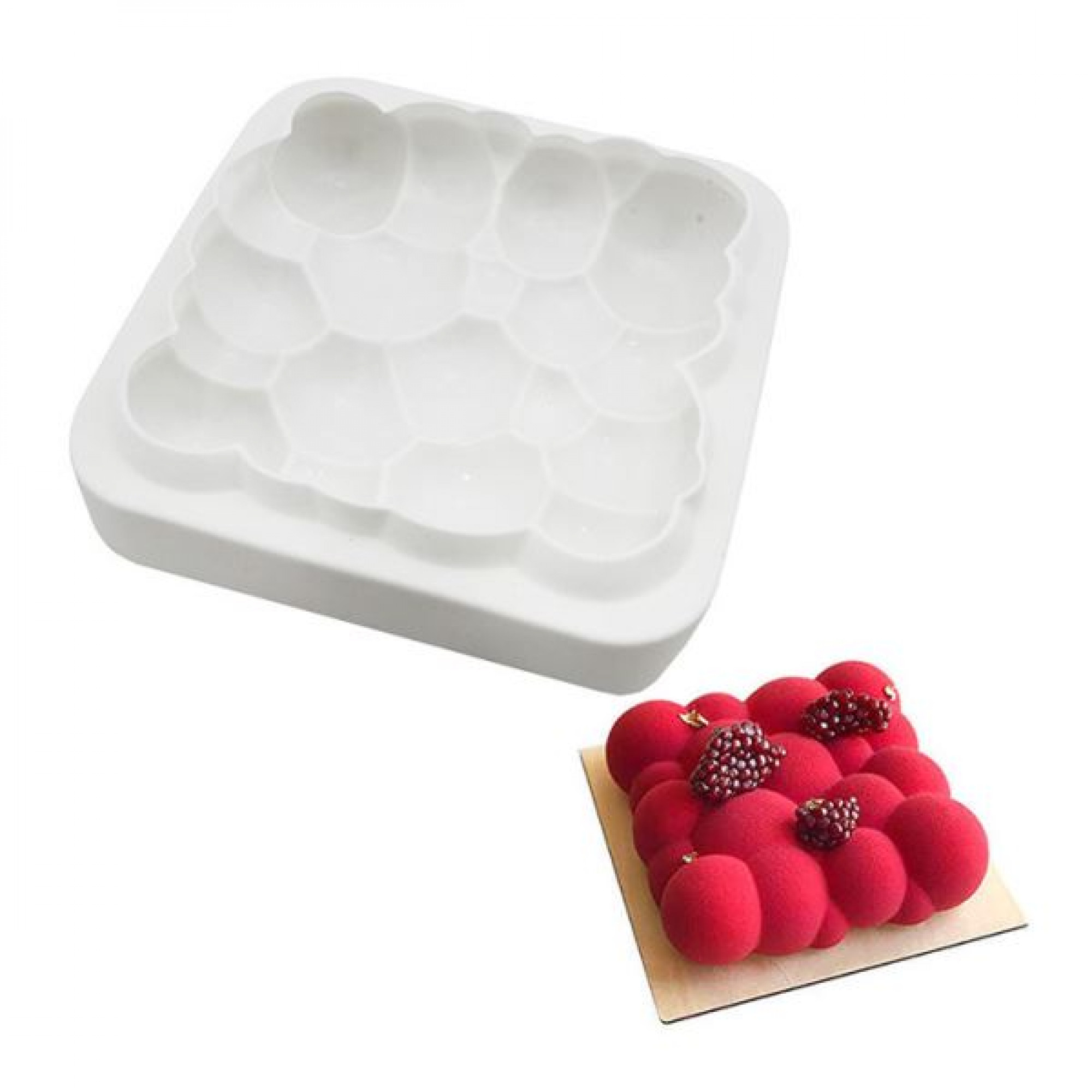 Силиконовая форма 22*22*5см OZ
