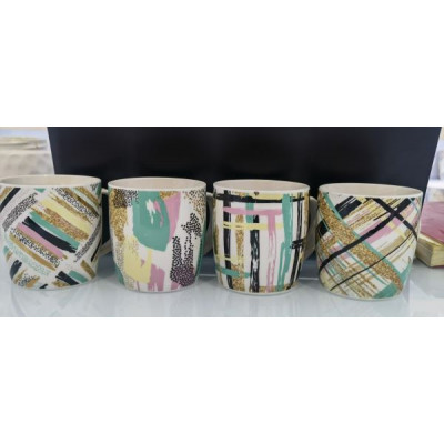 Кружка "Акварель" 4цв.380мл