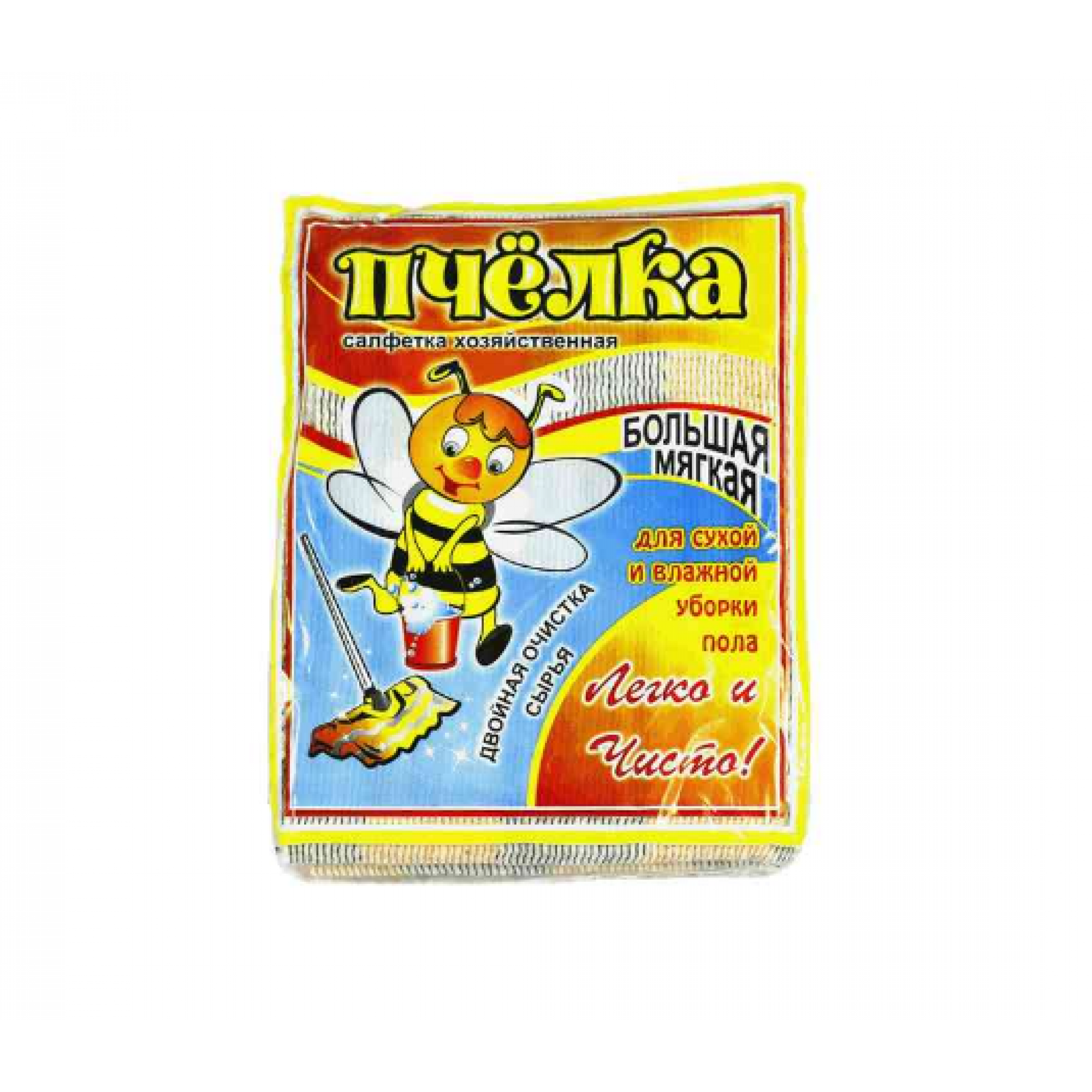 Тряпка для пола "Пчелка" 75х100см кор/20шт