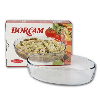 Borcam"жаропрочная посуда форма овал 18*26 см/8 59084 GB