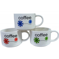 Кружка "Кофейная" 260мл, 4 дизайна