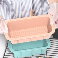 Силиконовая форма прямоугольная 25*12см для хлеба