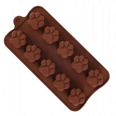Форма силиконовая Лапка 20*10см (1ячейка 3*2см)