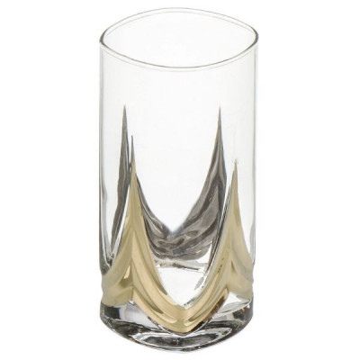 Набор стаканов 6шт Золотое напыление