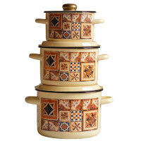 Набор кастрюль 3пр №144 (1,5л+2,9л+4,5л) ВОСТОК