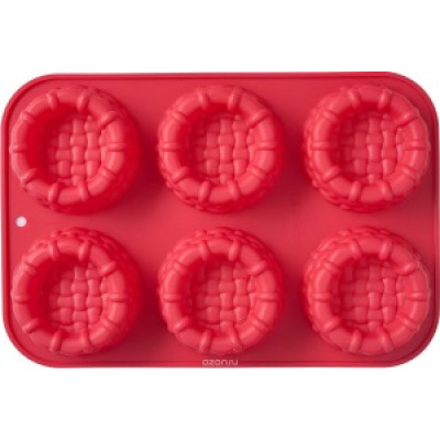 Форма д/кексов (6ячеек) 31*21*3.5