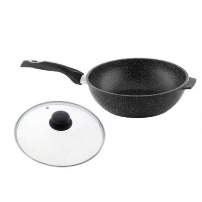 Сотейник 260/82мм Гранит съем/руч. с кр. (п/у)