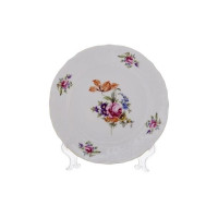 Тарелка фарфоровая 7" 175мм рис "Полевой цветок"