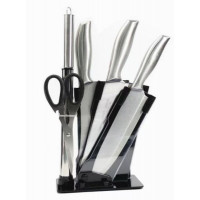Набор ножей на подставке 6предметов, металл